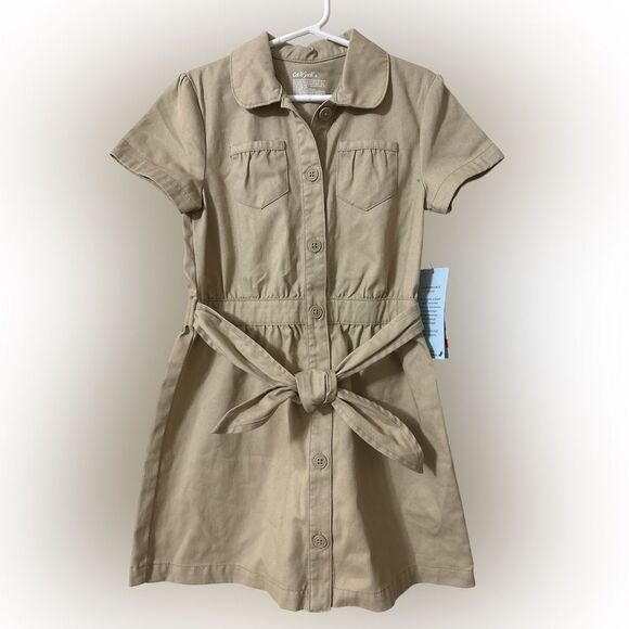 Nwt size 6 sourdough beige uniform dress - Picture 1 of 2